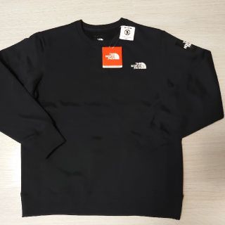 ザノースフェイス(THE NORTH FACE)のノースフェイス スクエアロゴクルー NT61931 M 黒 ブラック K 秋冬(スウェット)