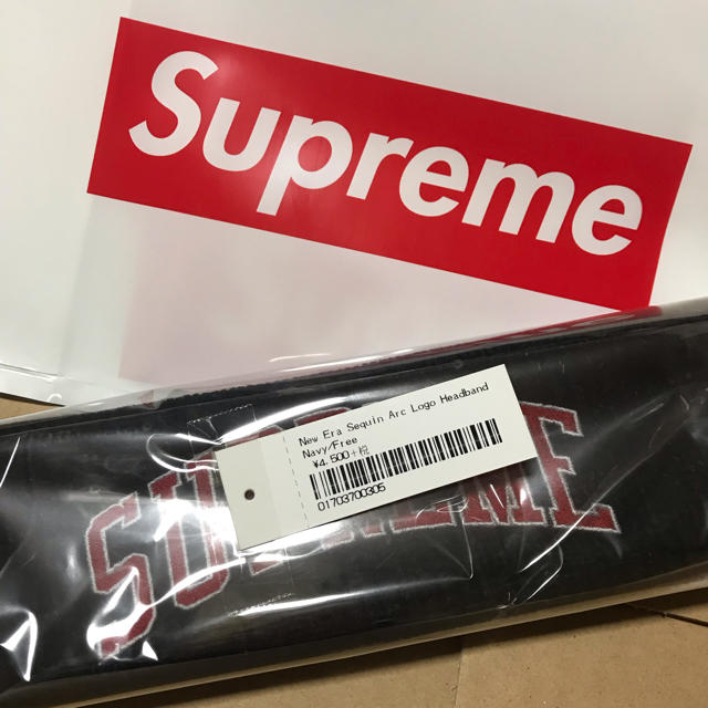 帽子Supreme New Era Sequin Arc Logo Headband