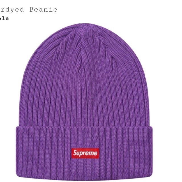 Supreme Overdyed Beanie 2019