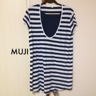 ムジルシリョウヒン(MUJI (無印良品))の新品＊無印＊ボーダー授乳服(その他)