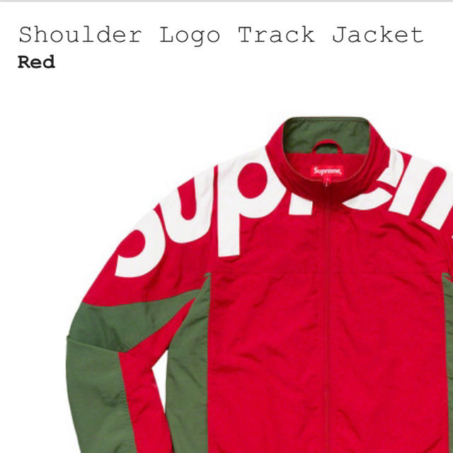 supreme shoulder logo track jacket mサイズ