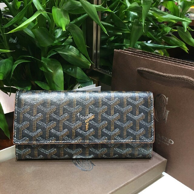 GOYARD - ゴヤール APMVARENNE フラップ長財布 黒×茶 小銭入れ付き 男女兼用の通販 by カツミ's shop｜ゴヤールならラクマ