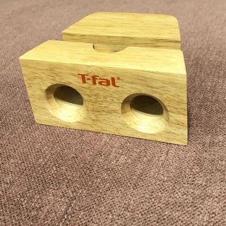 ティファール(T-fal)のラバーウッドスピーカースタンド ダブルホーン(スピーカー)