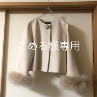 ジャスグリッティー(JUSGLITTY)のJUSGLITTY ファー付きショート丈コート(その他)