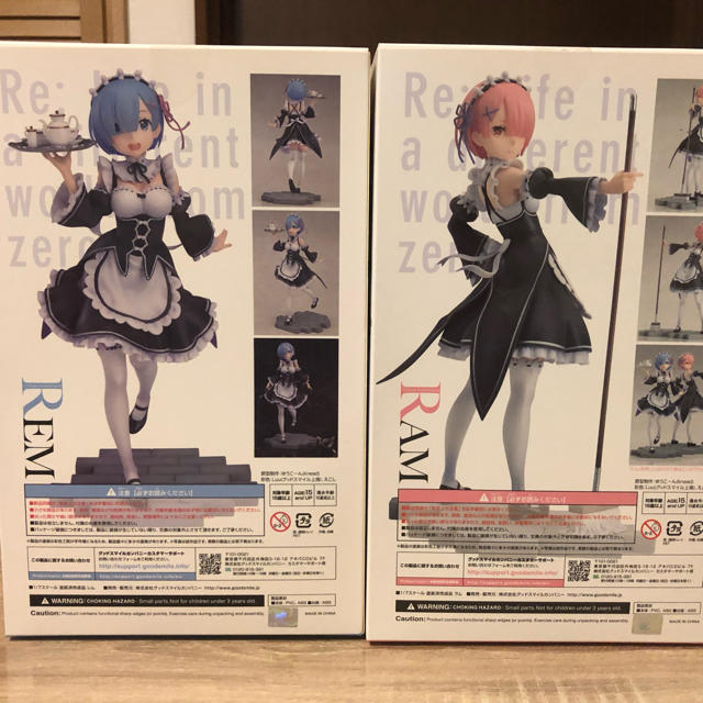 GOOD SMILE COMPANY(グッドスマイルカンパニー)のリゼロフィギュア レム&ラム グッドスマイルカンパニー グッスマ 美品 エンタメ/ホビーのフィギュア(アニメ/ゲーム)の商品写真