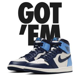 ナイキ(NIKE)の値下げ！jordan1 オブシディアン(スニーカー)