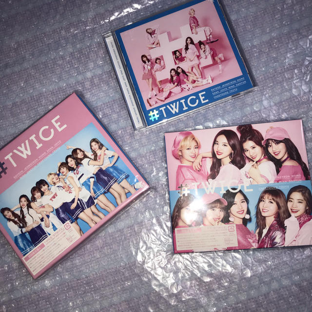 TWICE #TWICE 初回限定盤A+B 通常盤CD 3セット 最終値下げ