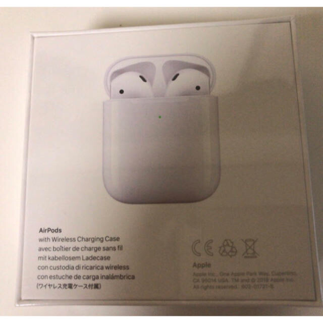 ヘッドフォン/イヤフォン⭐︎早い者勝ち！Air Pods2 ワイヤレス充電モデル