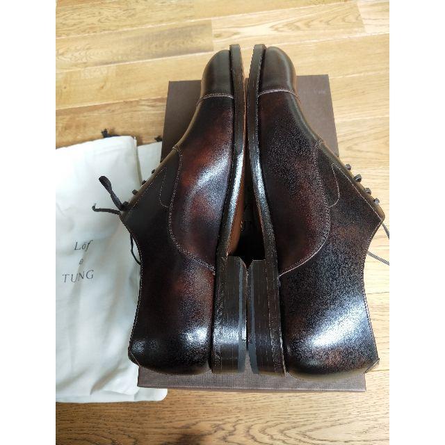 EDWARD GREEN(エドワードグリーン)の送料無料 Lof&Tung Dブラウンミュージアム UK8 袋箱付き 未使用 メンズの靴/シューズ(ドレス/ビジネス)の商品写真