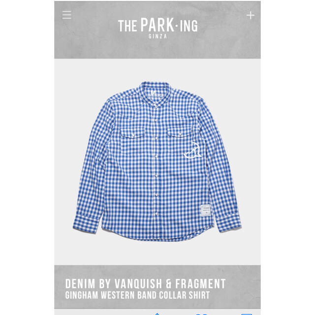 2021激安通販 FRAGMENT - DENIM BY VANQUISH & FRAGMENT ギンガムチェックシャツ シャツ