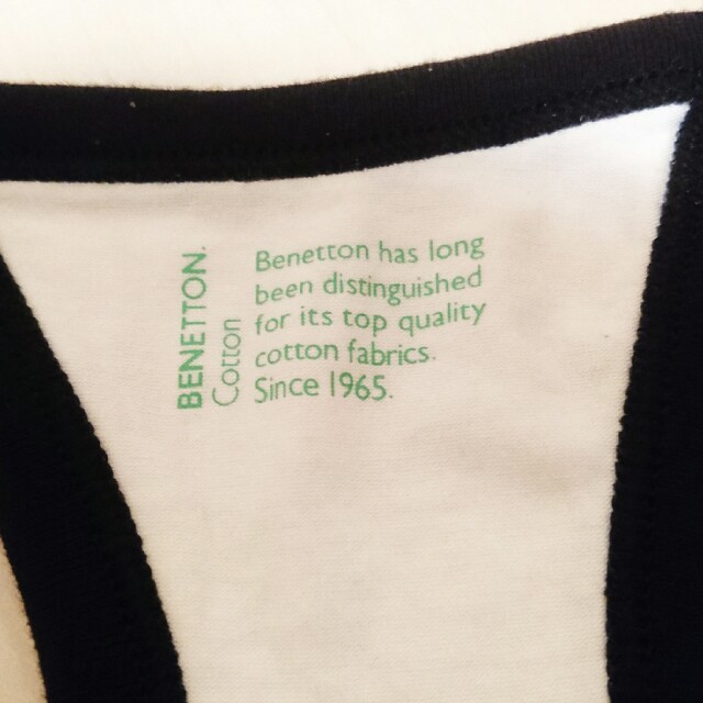 BENETTON(ベネトン)のBENETTON⭐パイピング マッチョタンクトップ レディースのトップス(タンクトップ)の商品写真