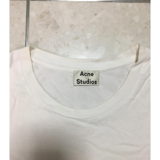 ACNE(アクネ)のacne studios touch 白Tシャツ Mサイズ メンズのトップス(Tシャツ/カットソー(半袖/袖なし))の商品写真