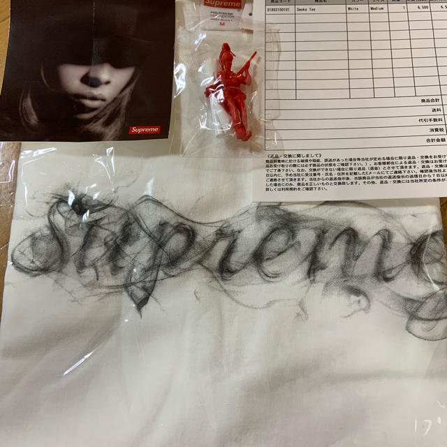 Supreme(シュプリーム)のsupreme smoke tee 白 White Mサイズ week1 メンズのトップス(Tシャツ/カットソー(半袖/袖なし))の商品写真