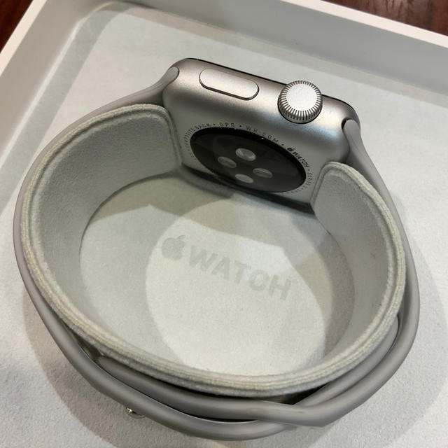 Apple Watch(アップルウォッチ)の(純正品) Apple Watch series3 38mm GPS メンズの時計(腕時計(デジタル))の商品写真