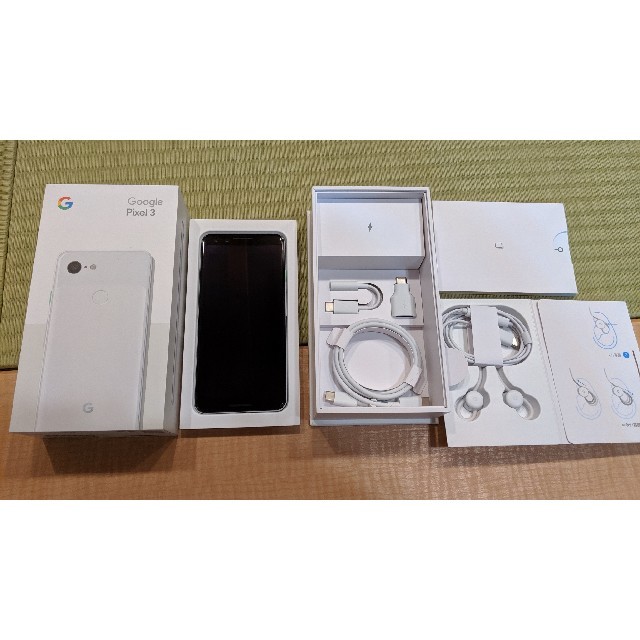 スマートフォン/携帯電話pixel3 ホワイト64GB 新品 simロック解除済 残債無し