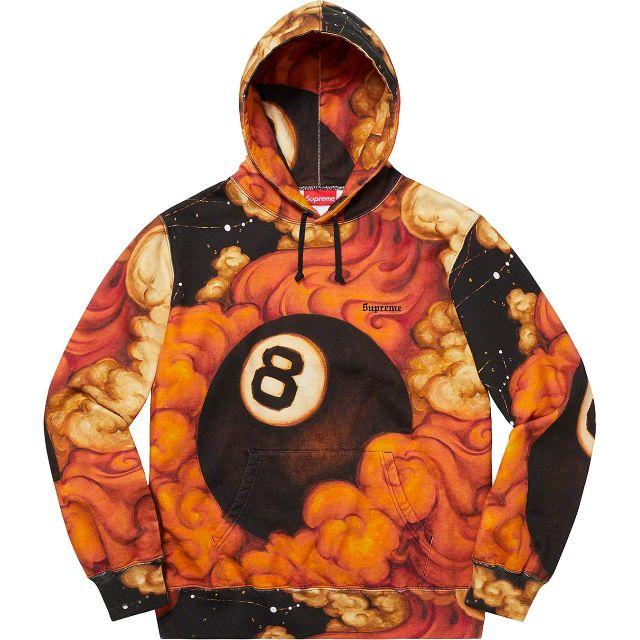 Supreme 8-Ball Hooded Sweatshirt S