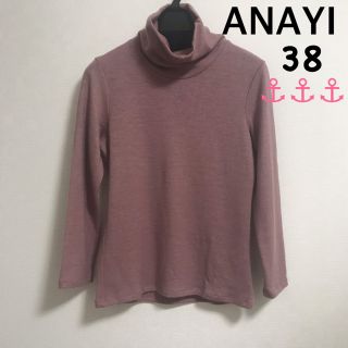 アナイ(ANAYI)のアナイ☆ANAYI☆タートルネック カットソー ピンク  (カットソー(長袖/七分))