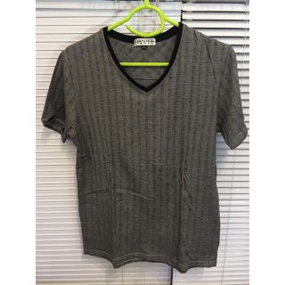 エムケークランプリュス(MK KLEIN+)のMK homme メンズ Vネックシャツ グレー(Tシャツ/カットソー(半袖/袖なし))