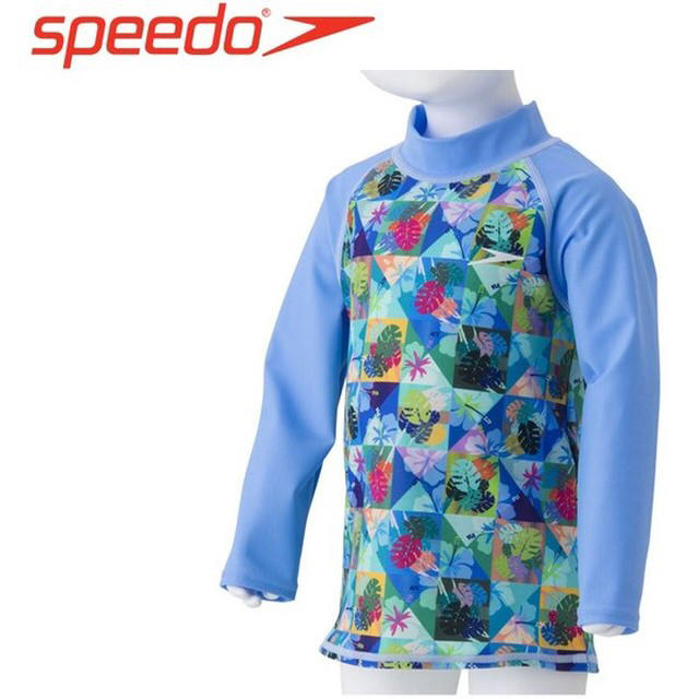 SPEEDO(スピード)の定価5292円・スピード・ラッシュガード・100cm キッズ/ベビー/マタニティのキッズ服男の子用(90cm~)(水着)の商品写真