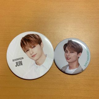 セブンティーン(SEVENTEEN)のセブチ seventeen jun ジュン 缶バッチ(アイドルグッズ)