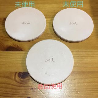 ソイル(SOIL)の珪藻土コースター soil(テーブル用品)