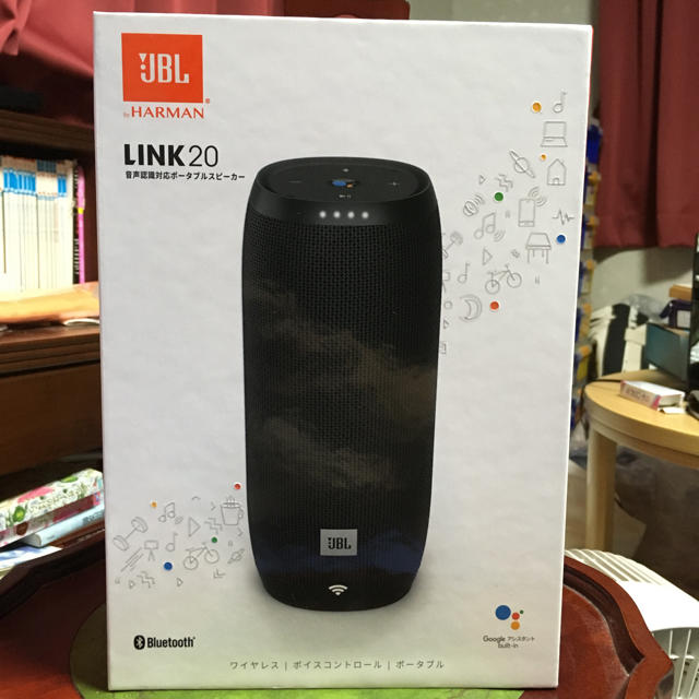 新品】JBL LINK20 スマートスピーカー 音声認識対応 バッテリー内蔵 ...