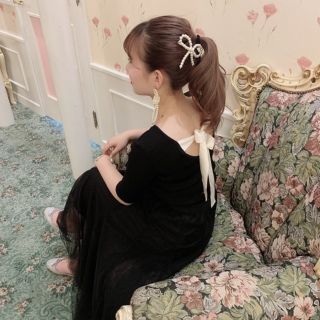 ディーホリック(dholic)のDay23 back ribbon tops(カットソー(半袖/袖なし))