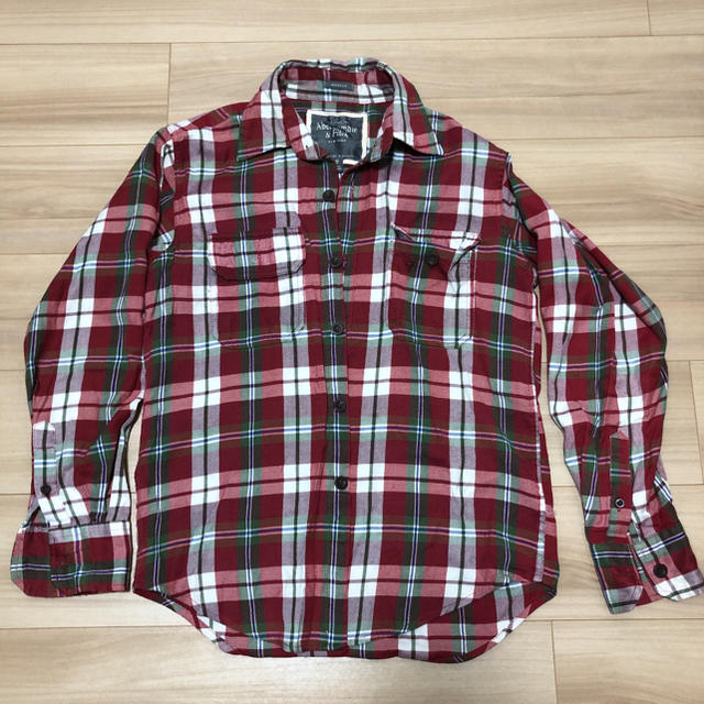 Abercrombie&Fitch(アバクロンビーアンドフィッチ)のアバクロ 秋冬 チェックシャツ S メンズのトップス(シャツ)の商品写真