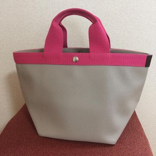 エルベシャプリエ(Herve Chapelier)のエルベシャプリエ  707GP マスティック×フューシャ 美品(トートバッグ)