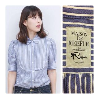 メゾンドリーファー(Maison de Reefur)のストライプシャツ(シャツ/ブラウス(半袖/袖なし))