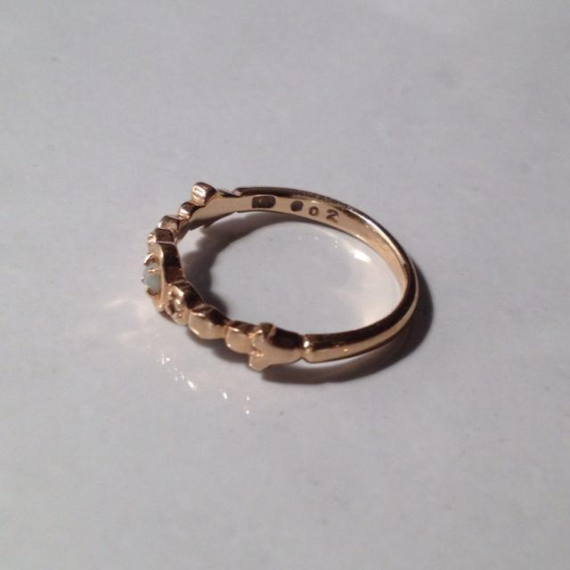 agete(アガット)のピンクゴールド💍リング レディースのアクセサリー(リング(指輪))の商品写真