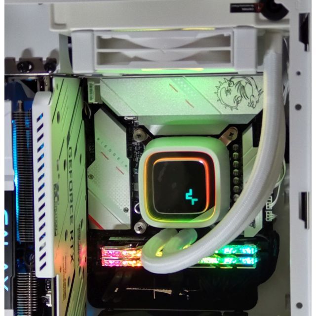 受注製作☆白基調のおしゃれなPC☆Core i5 13400/RTX3060Tiの通販 by