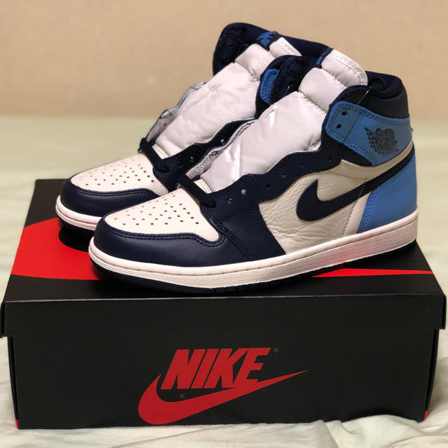 25cm エアジョーダン1 Air Jordan OG セイル オブシディアン