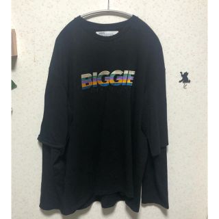 DAIRIKU 19AW BIGGIE T BLACK(Tシャツ/カットソー(七分/長袖))