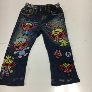 ヒステリックミニ(HYSTERIC MINI)の美品☆ライクアデニムモンスター 80(パンツ)