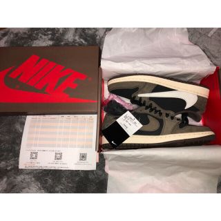 ナイキ(NIKE)のNIKE AIR JORDAN 1 LOW travis scott  (スニーカー)