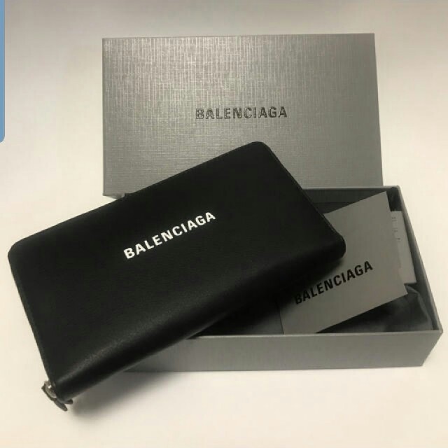 Balenciaga - BALENCIAGAエブリデイラウンドジップロゴジップアラウンド長財布の通販 by 。yoshiharu。's shop｜バレンシアガならラクマ