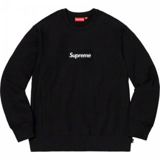 シュプリーム(Supreme)のL BLACK SUPREME 18FW BOX LOGO CREWNECK(スウェット)