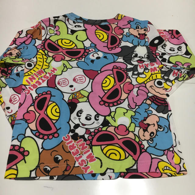 HYSTERIC MINI(ヒステリックミニ)の総柄ロンT 100 キッズ/ベビー/マタニティのキッズ服男の子用(90cm~)(Tシャツ/カットソー)の商品写真