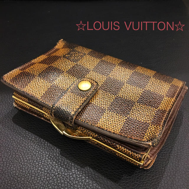 LOUIS VUITTON(ルイヴィトン)のLOUIS VUITTON☆ダミエ がま口財布 レディースのファッション小物(財布)の商品写真