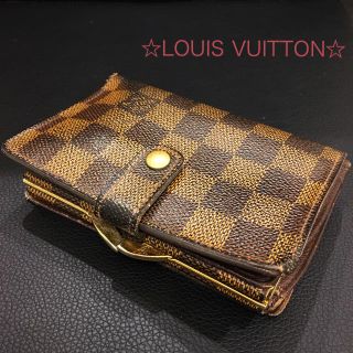 ルイヴィトン(LOUIS VUITTON)のLOUIS VUITTON☆ダミエ がま口財布(財布)