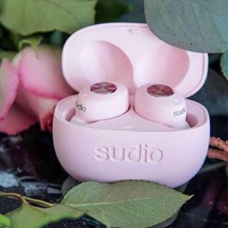 アップル(Apple)の【本日タイムセール】sudio TOLV pink ワイヤレスイヤホン(ヘッドフォン/イヤフォン)