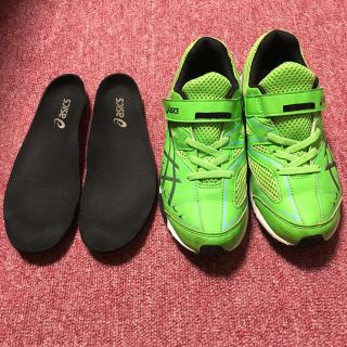 アシックス(asics)のasics 運動靴 22.5cm 記名消し跡あり(スニーカー)