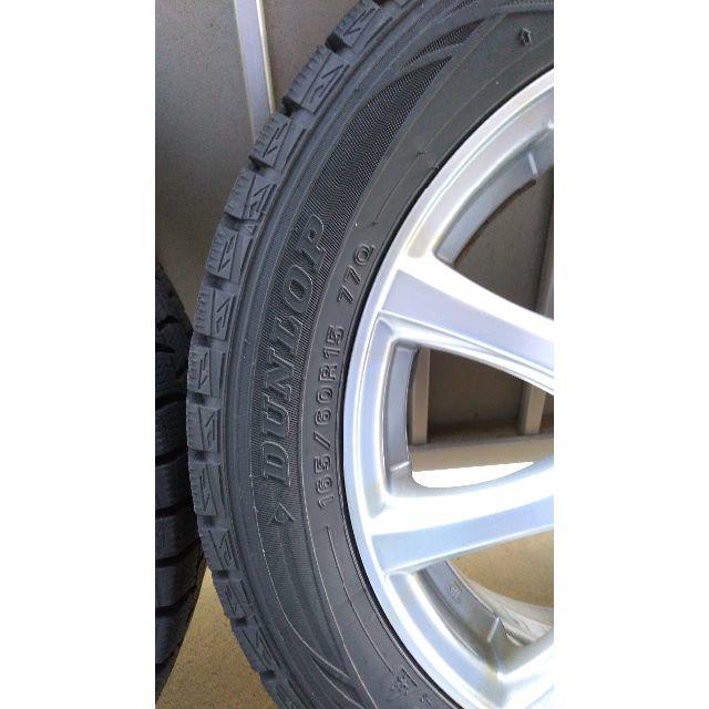 DUNLOP(ダンロップ)のホイール + スタッドレスタイヤ　165/60R55　送料込み 自動車/バイクの自動車(タイヤ・ホイールセット)の商品写真