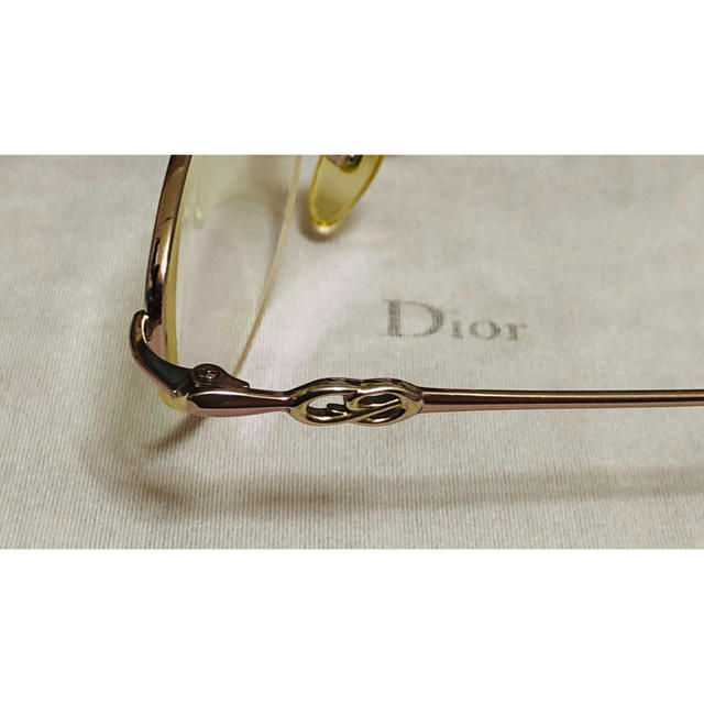 Dior メガネフレーム ピンクゴールド 正規品
