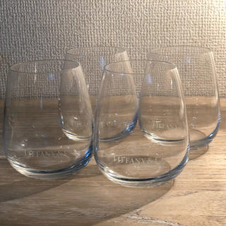 ティファニー(Tiffany & Co.)のティファニー ガラスコップ  ４つセット(グラス/カップ)