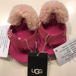 アグ(UGG)のUGGファーサンダル ベビー 13センチ(サンダル)