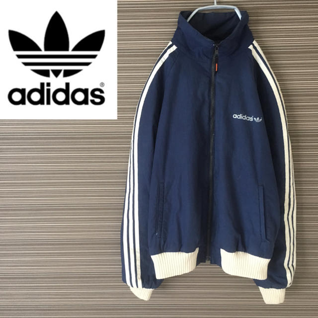 adidas(アディダス)のアディダス ナイロンジャケット 古着 adidas トレフォイルロゴ ジャケット メンズのジャケット/アウター(ナイロンジャケット)の商品写真