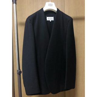 マルタンマルジェラ(Maison Martin Margiela)のMaison Margiela メゾンマルジェラ ノーカラー ジャケット 黒(ノーカラージャケット)