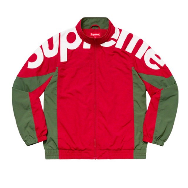 supreme shoulder logo track jaket Sサイズメンズ